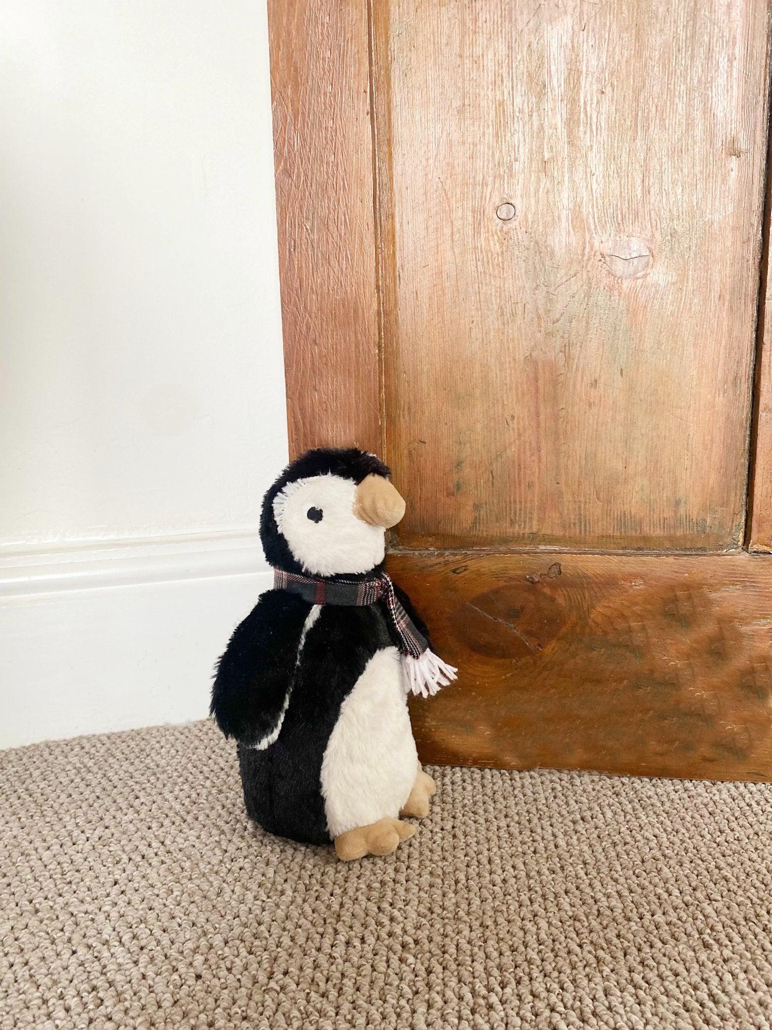 View Faux Fur Fabric Penguin Doorstop information