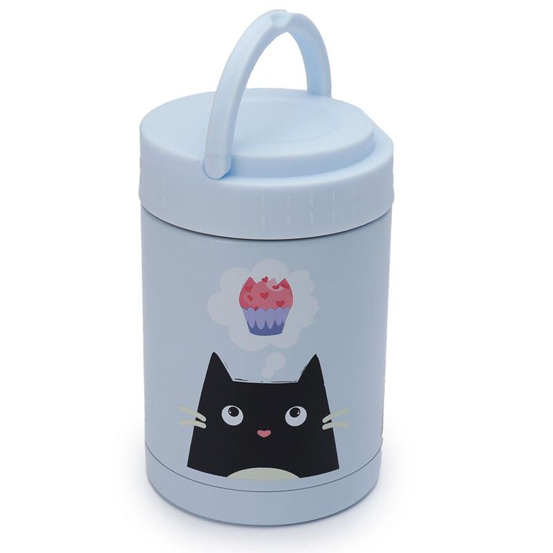 View Feline Fine Cat Stainless Steel Insulated Food SnackLunch Pot 500ml information