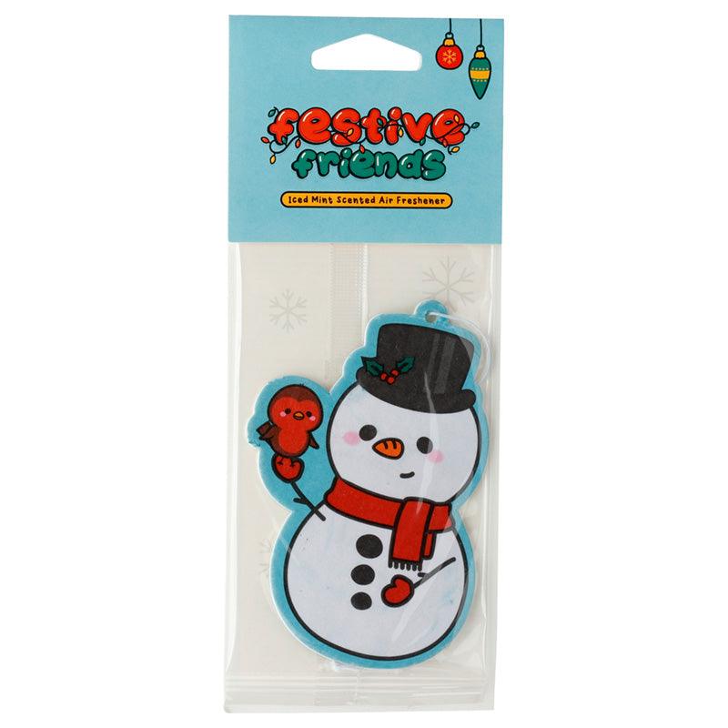 View Festive Friends Mint Scented Christmas Snowman Air Freshener information