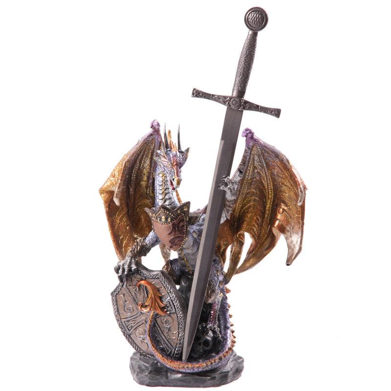 View Fire Shield Dark Legends Dragon Figurine information