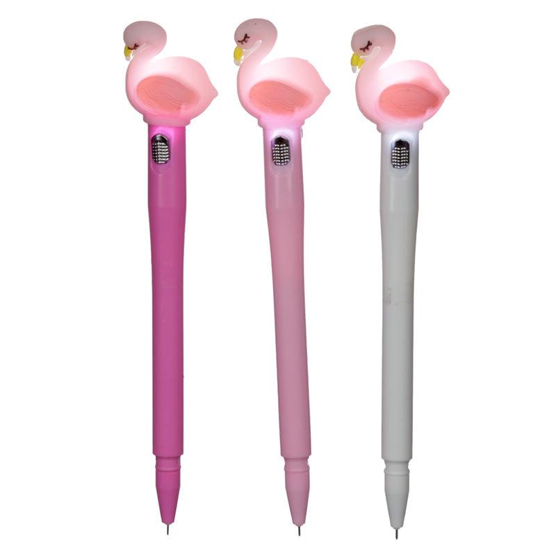 View Flamingo Topper LED Novelty Fine Tip Pen information