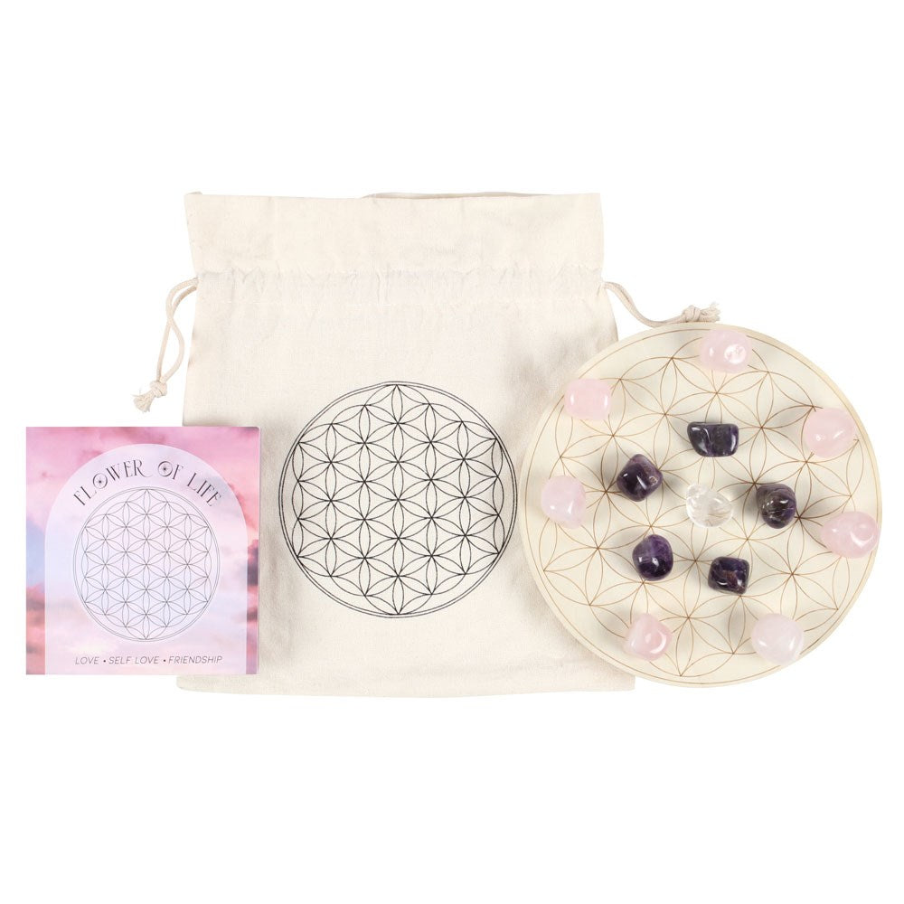 View Flower of Life Crystal Grid Set information