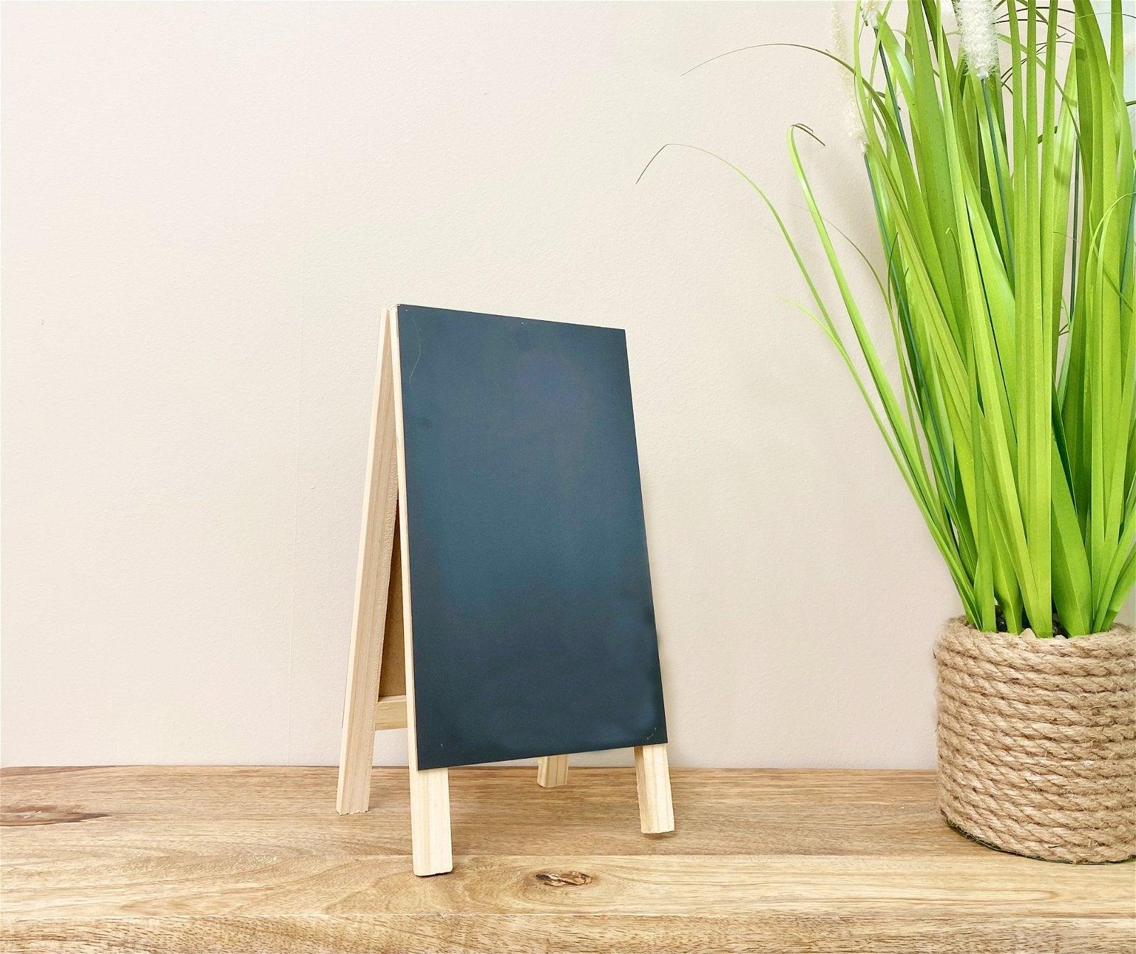 View Free Standing Tabletop A Frame Easel Chalkboard 31cm information