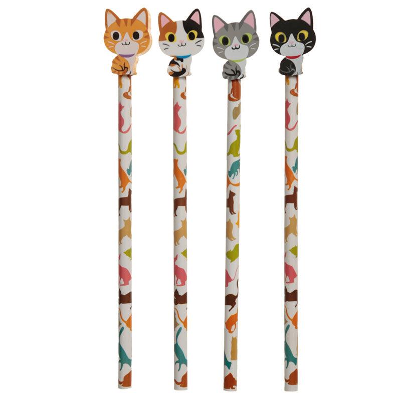 View Fun Cat Pencil and Eraser Set information