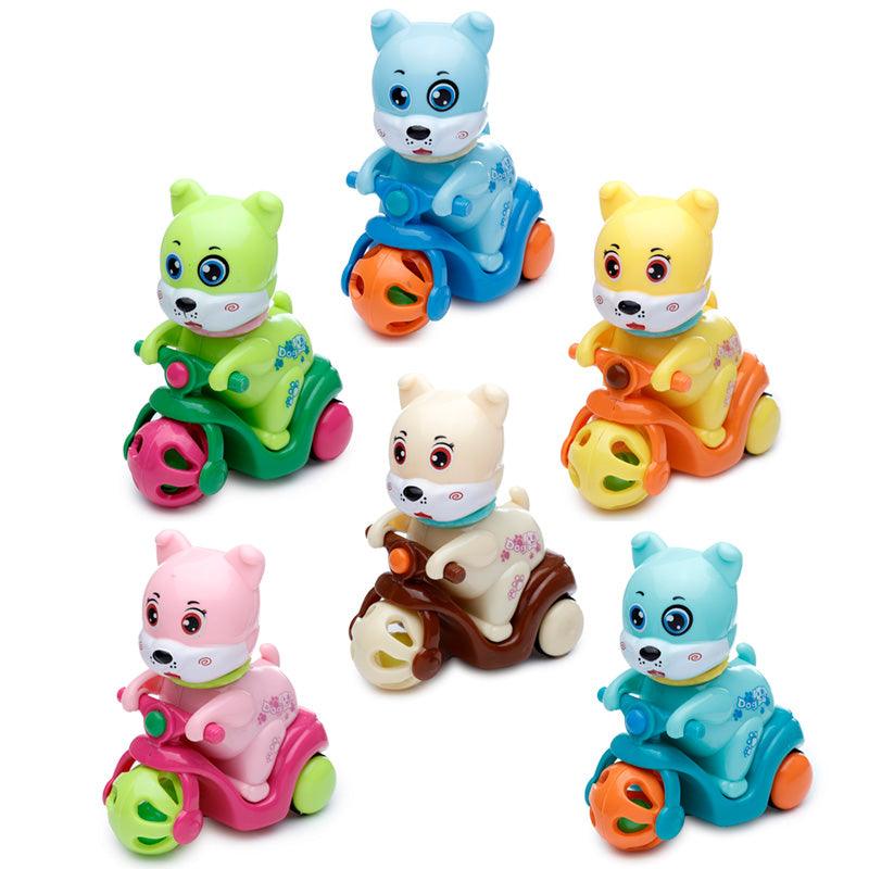 View Fun Kids Friction Action Toy Cute Dog on Scooter information