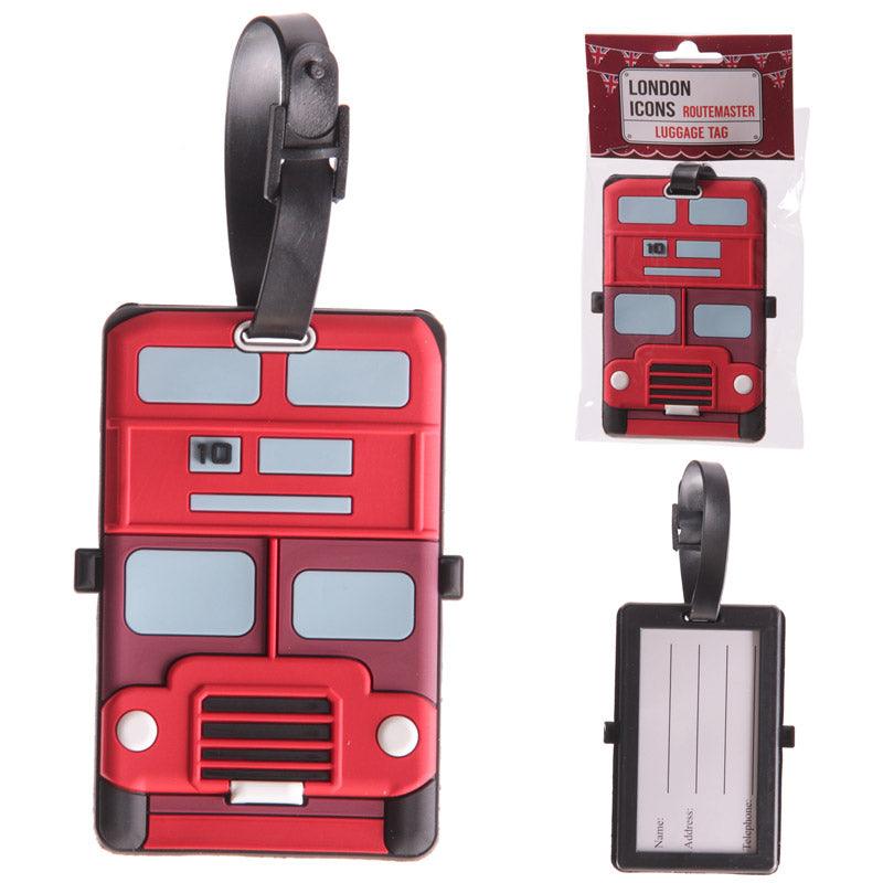 View Fun Novelty London Icons London Bus Design PVC Luggage Tag information