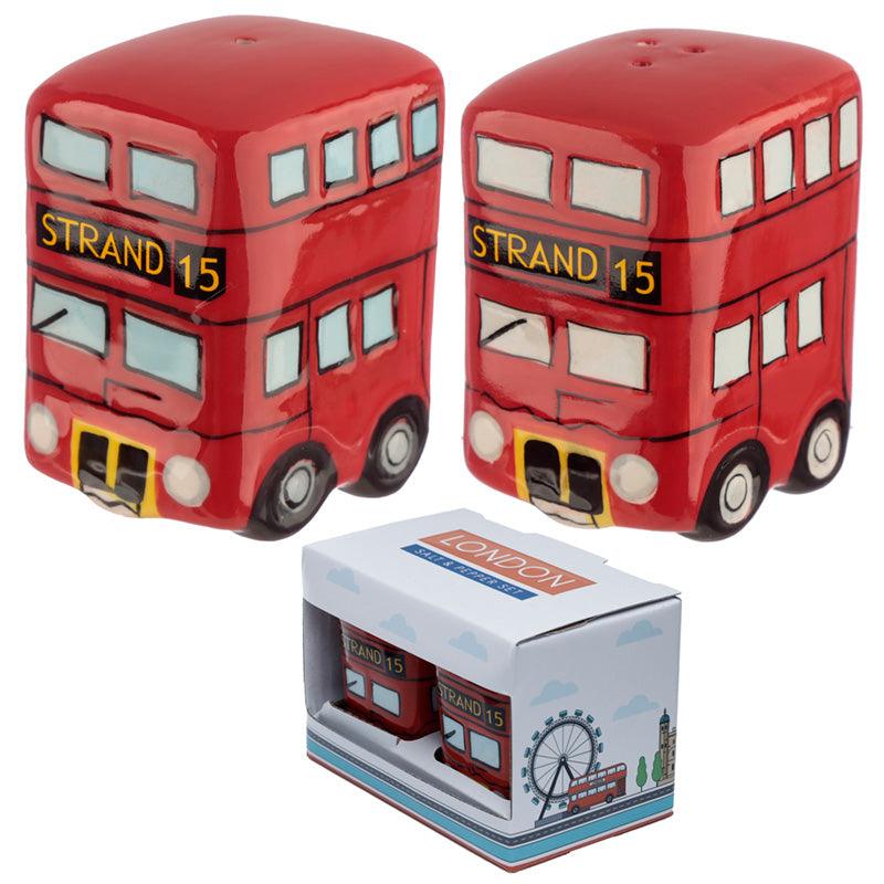 View Fun Novelty Routemaster Red Bus Salt and Pepper Set information
