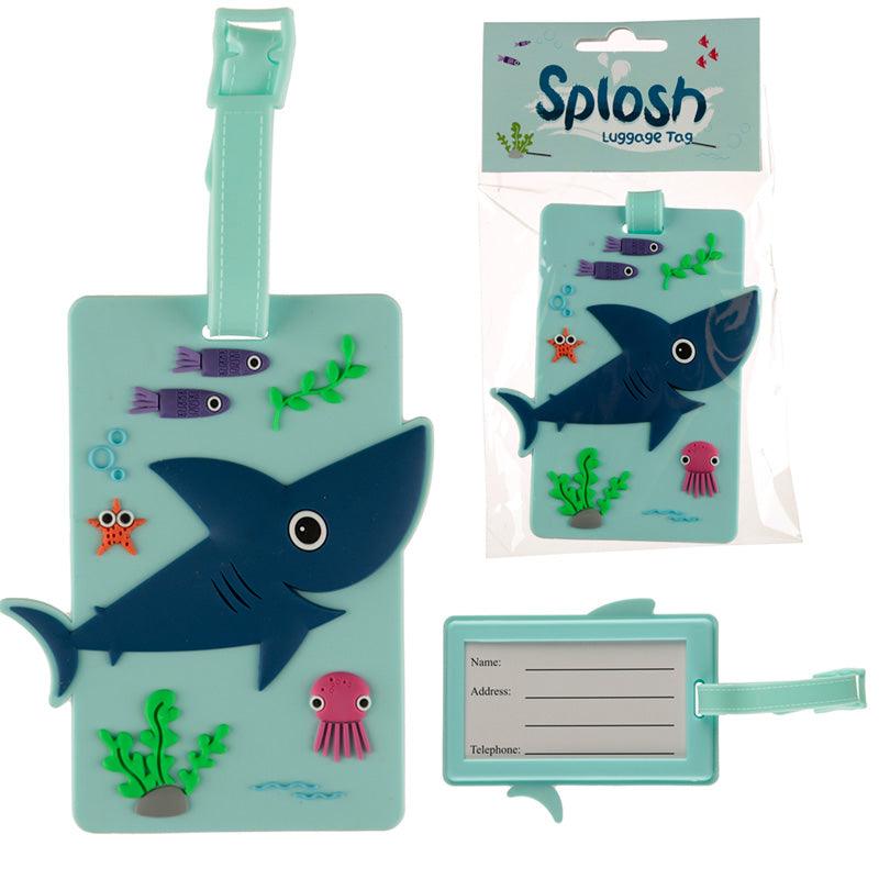 View Fun PVC Luggage Tag Shark Design information