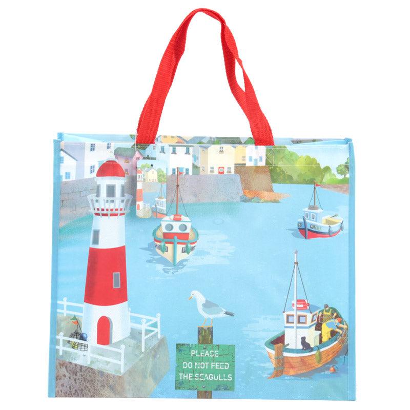 View Fun Seaside Design Durable Reusable Shopping Bag information