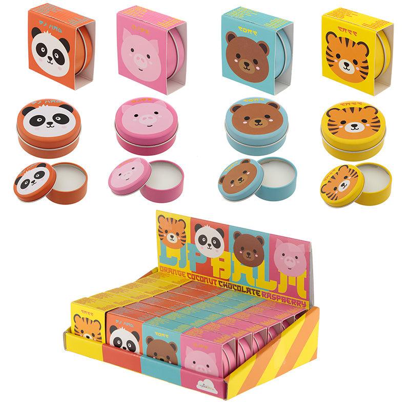 View Funky Lip Balm in a Tin Cute Animal Designs information