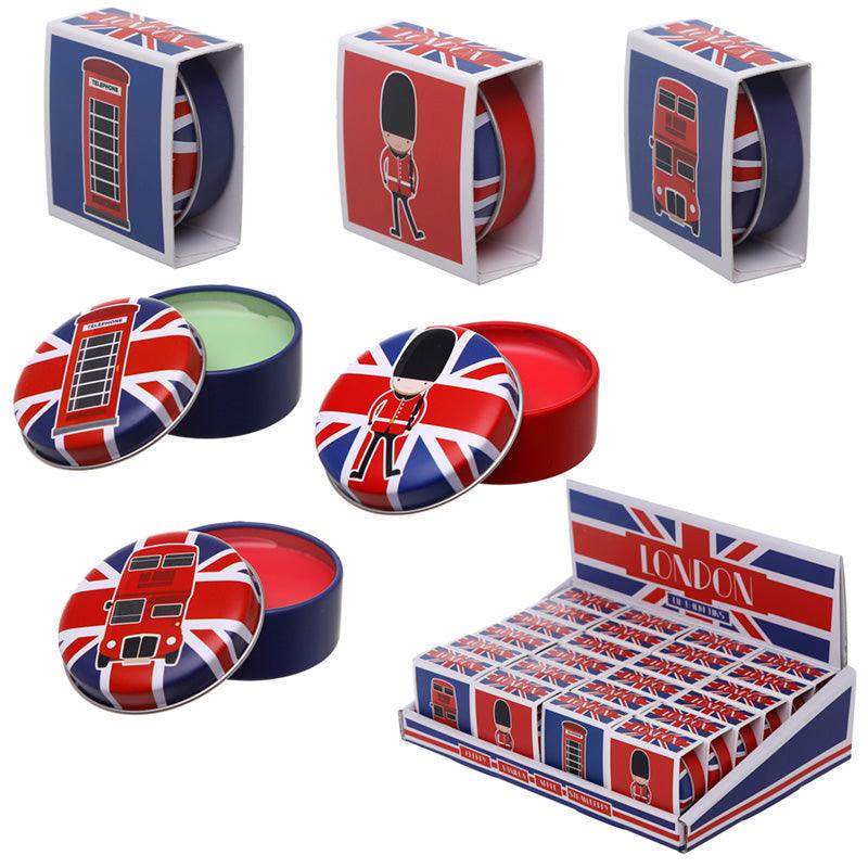 View Funky Lip Balm in a Tin London Designs information