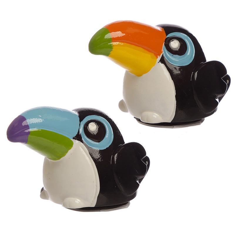 View Funky Lip Balm Toucan Party Shaped Holder information