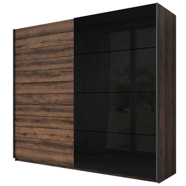 View Galaxy Sliding Door Wardrobe 220cm Oak Monastery information