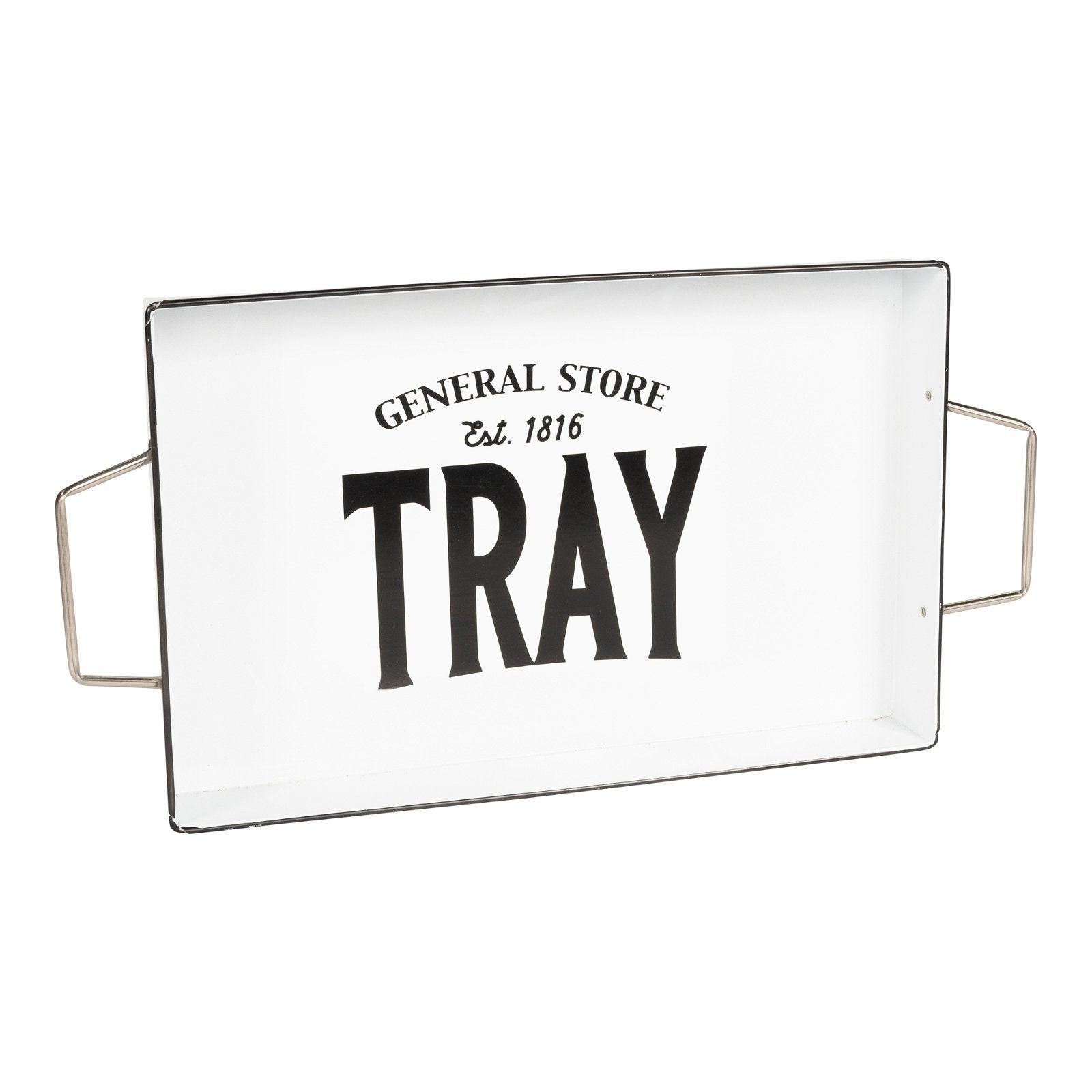 View General Store Metal Serving Tray 51x27cm information