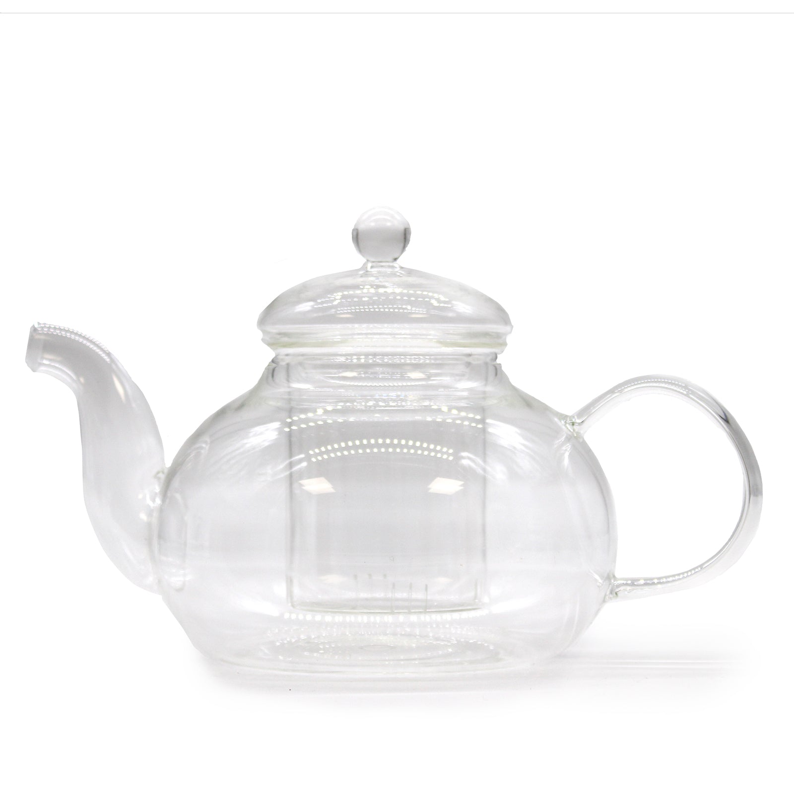 View Glass Infuser Teapot Round Pearl 800ml information