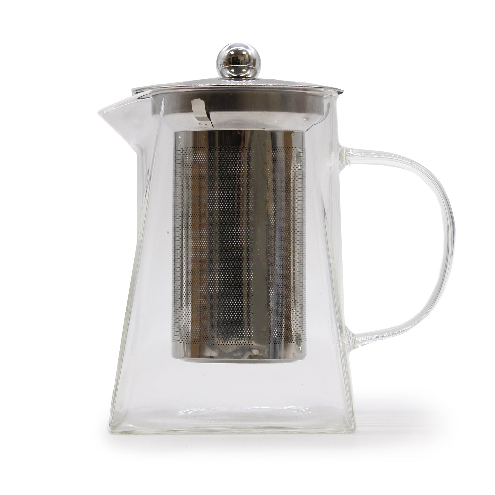 View Glass Infuser Teapot Tower Shape 750ml information
