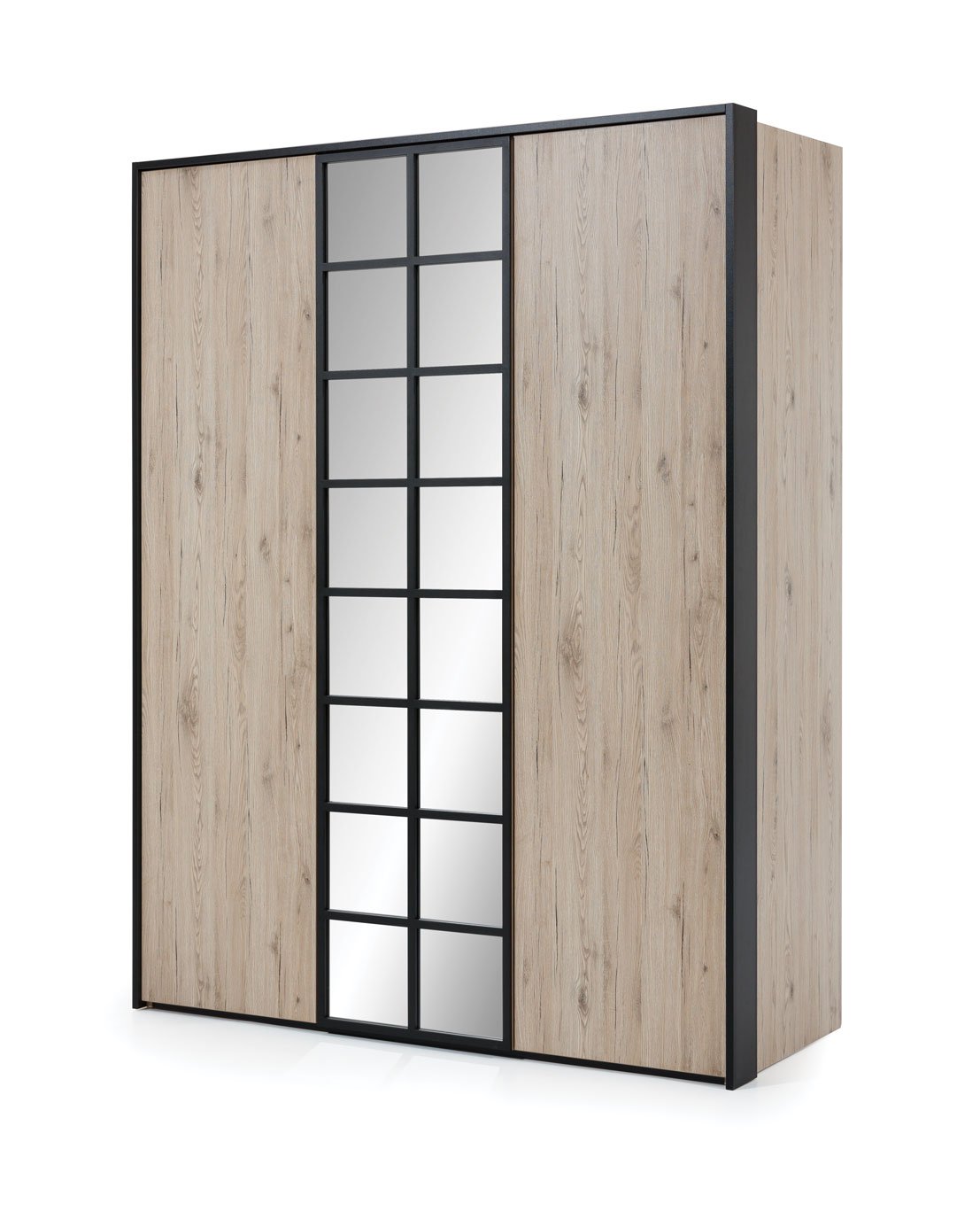 View Glass Loft 3 Door Wardrobe 161cm information