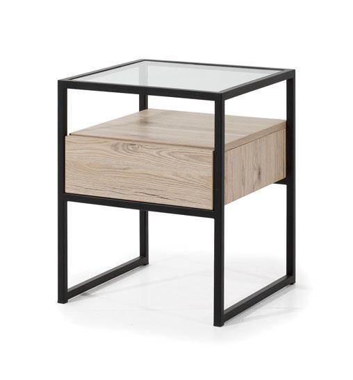 View Glass Loft Bedside Cabinet information