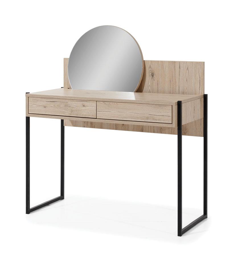 View Glass Loft Dressing Table with Mirror information