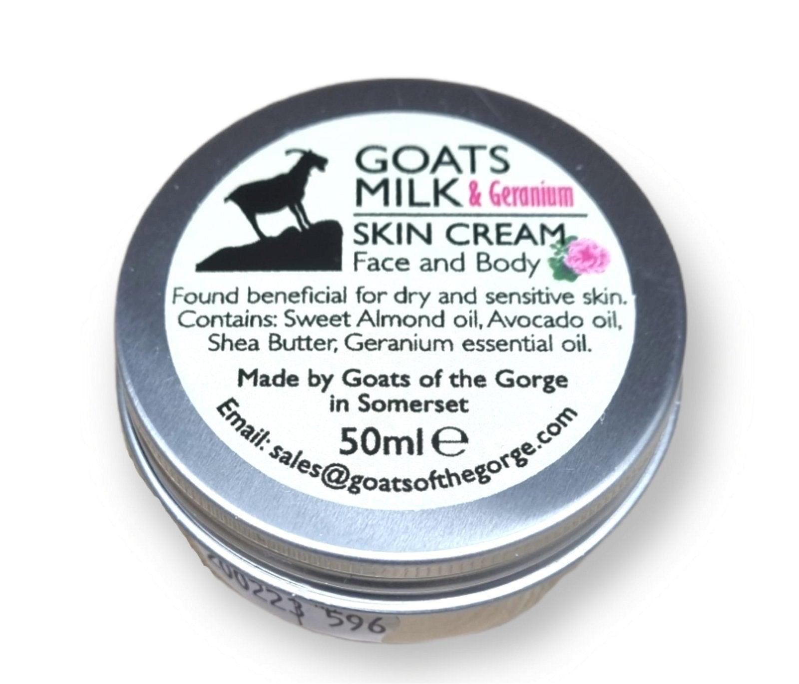 View Goats Milk Geranium Skin Cream 50ml information