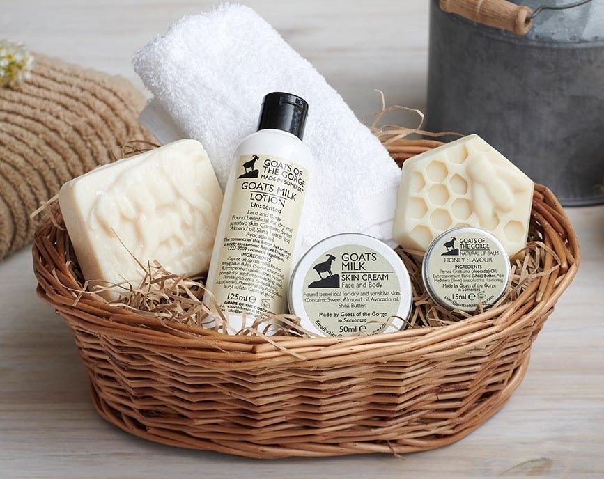 View Goats Milk Skin Care Gift Basket information