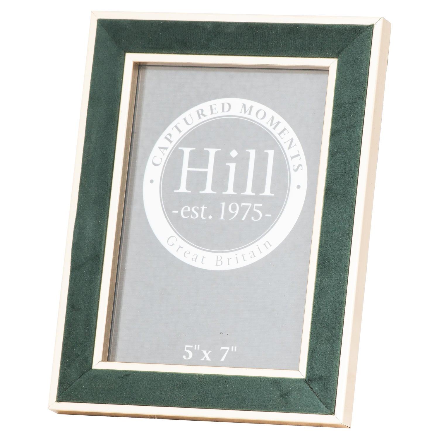 View Gold Edged Emerald Velvet 5X7 Photo Frame information