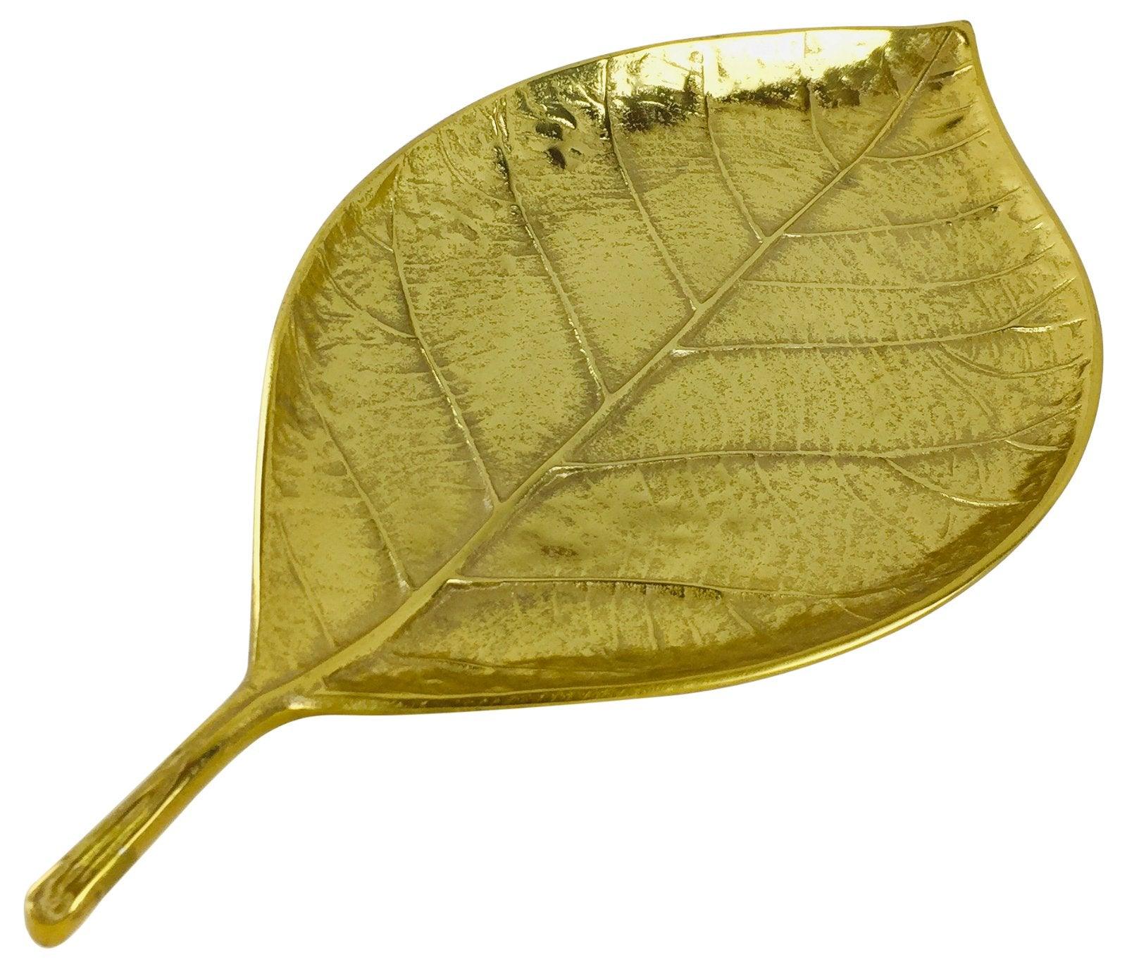 View Golden Deco Leaf 44cm information