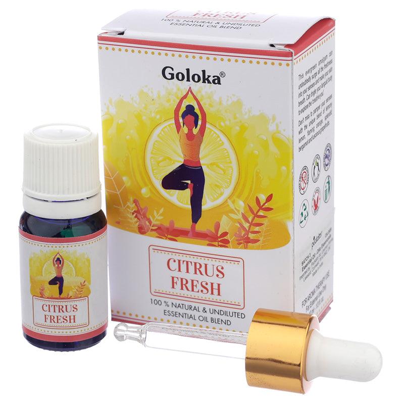 View Goloka Blends Essential Oil 10ml Citrus Fresh information
