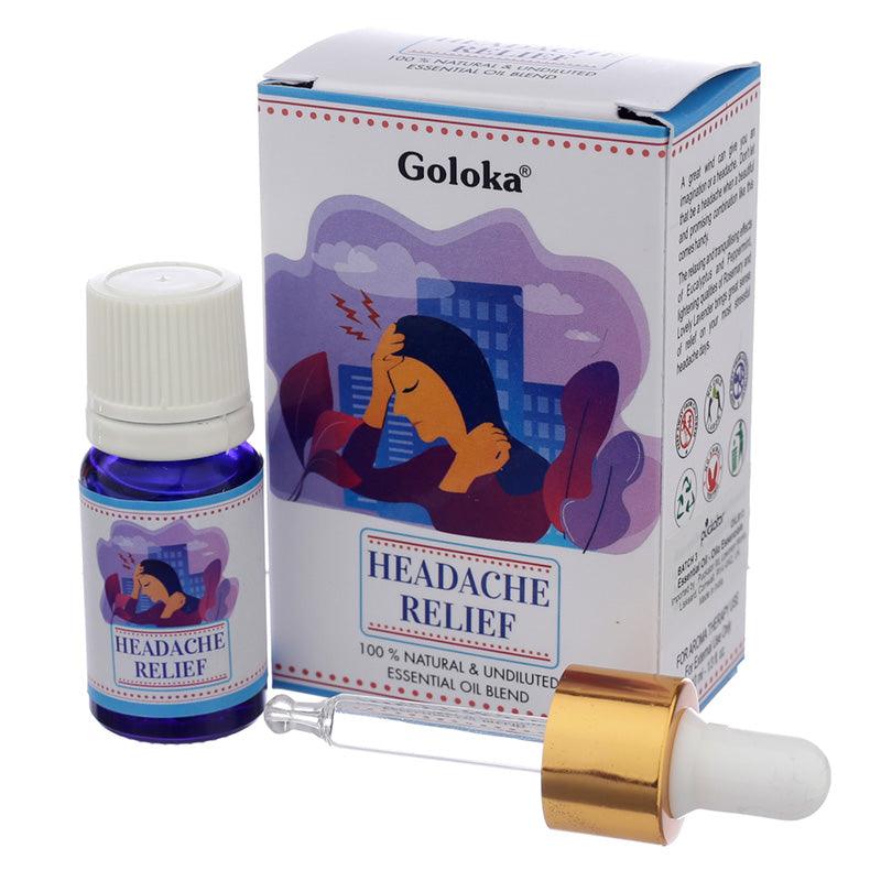 View Goloka Blends Essential Oil 10ml Headache Relief information