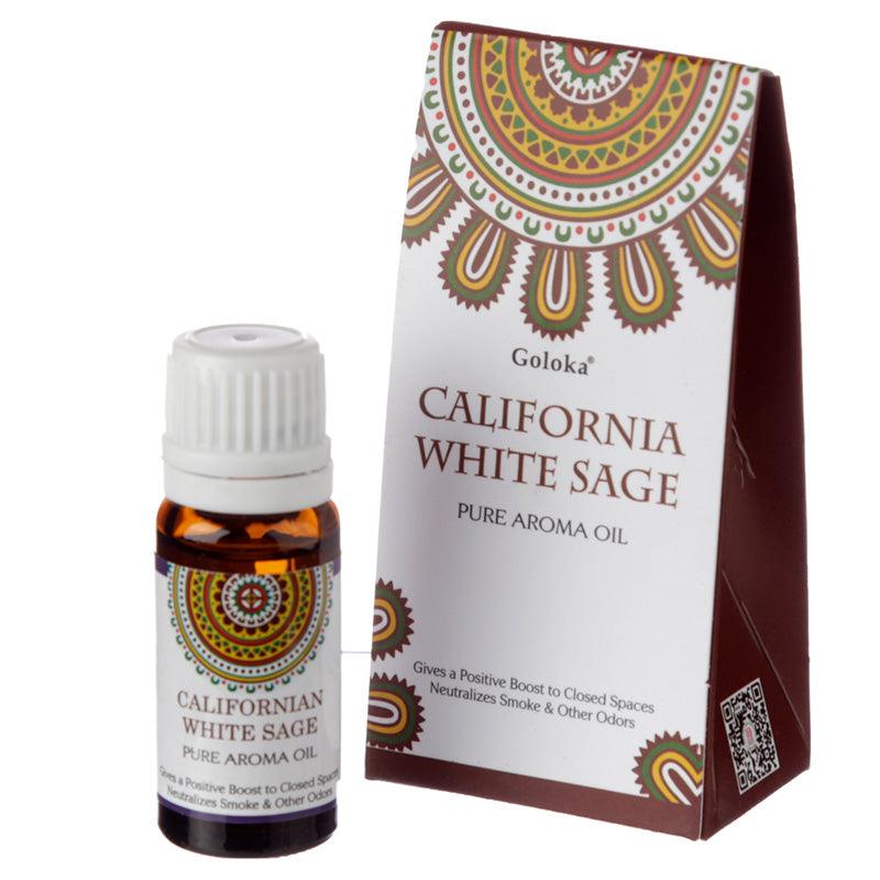 View Goloka Fragrance Aroma Oils California White Sage 10ml information