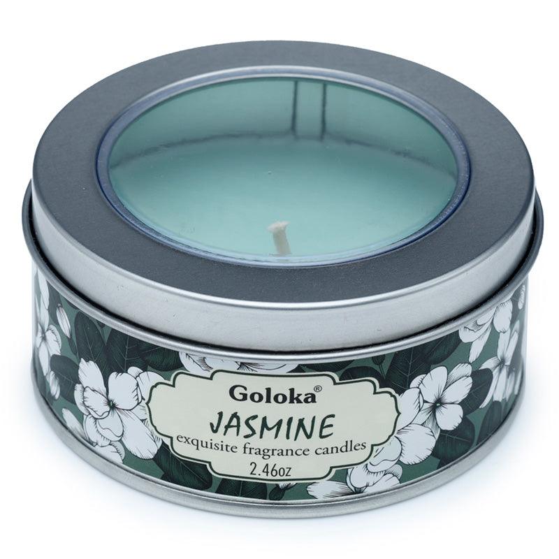 View Goloka Wax Candle Tin Jasmine information
