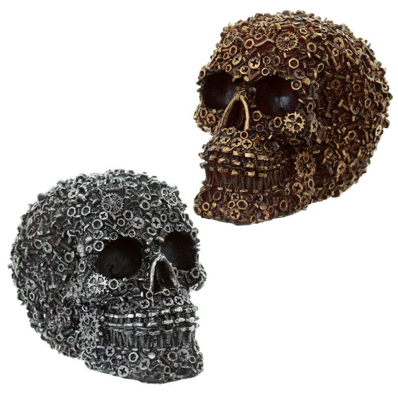 View Gothic Collectable Nuts and Bolts Skull Decoration information