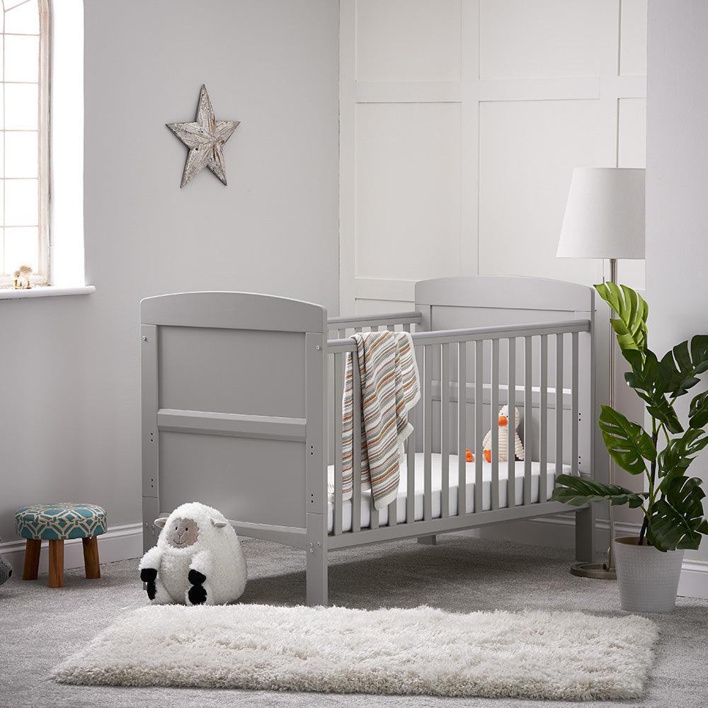 View Grace Cot Bed Warm Grey information