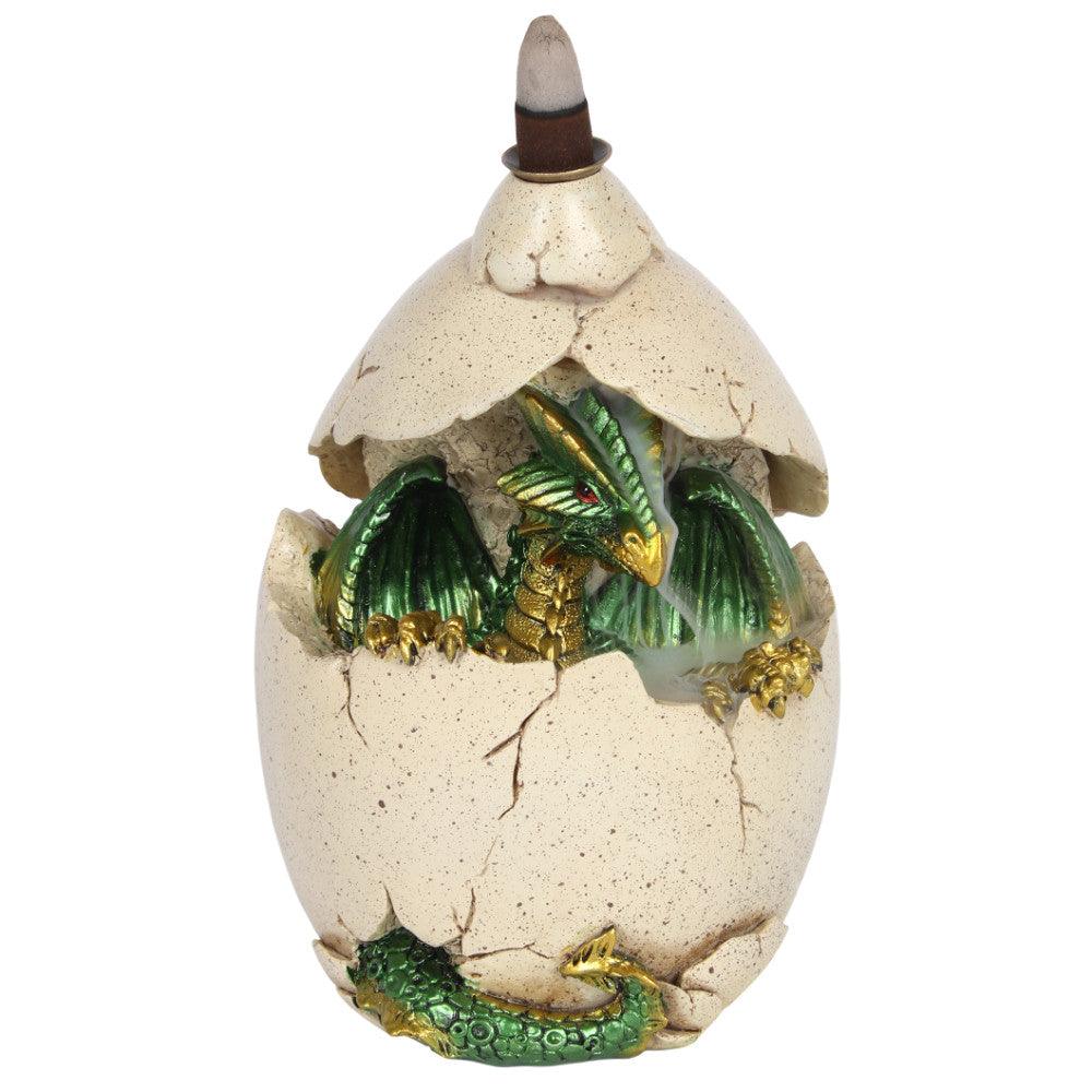 View Green Dragon in Egg Backflow Incense Burner information