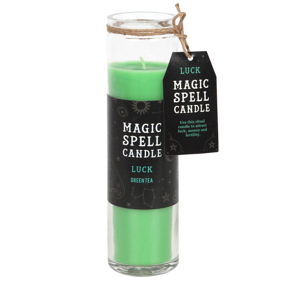 View Green Tea Luck Spell Tube Candle information