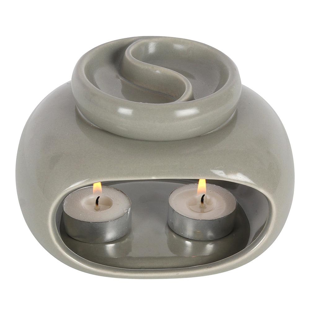 View Grey Double Oil Burner information