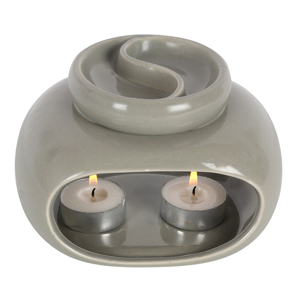 View Grey Double Oil Burner information