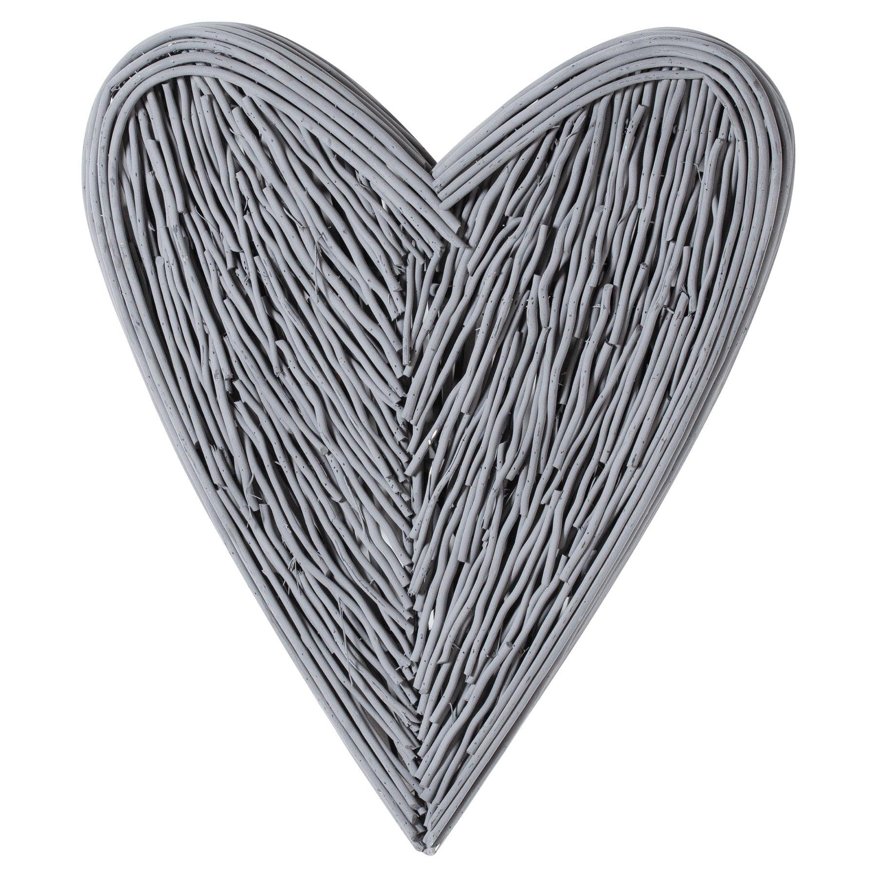 View Grey Willow Branch Heart information