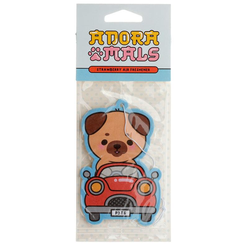 View Gus the Pug Adoramals Strawberry Scented Air Freshener information