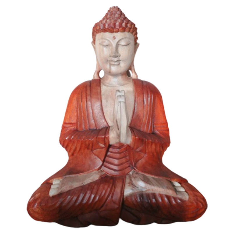 View Hand Carved Buddha Statue 40cm Welcome information