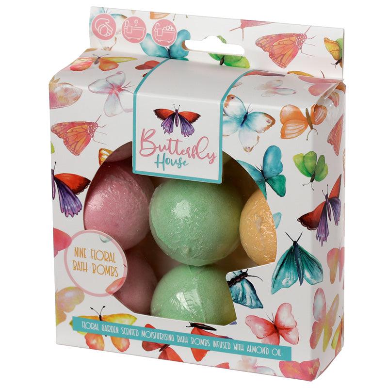 View Handmade Bath Bomb Set of 9 Floral Garden Butterfly House Pick of the Bunch information