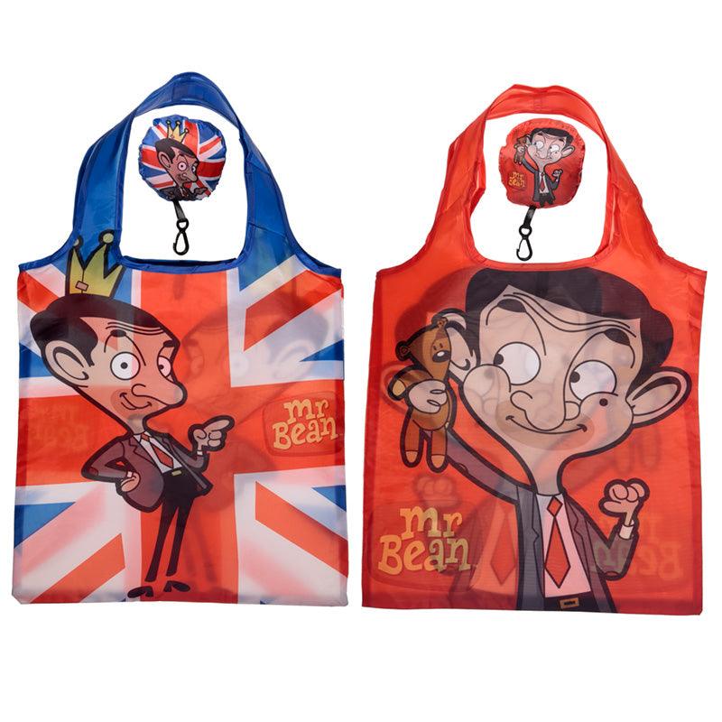 View Handy Fold Up Mr Bean Shopping Bag with Holder information