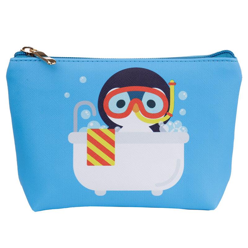 View Handy PVC Make Up Toiletry Wash Bag Adoramals Penguin information