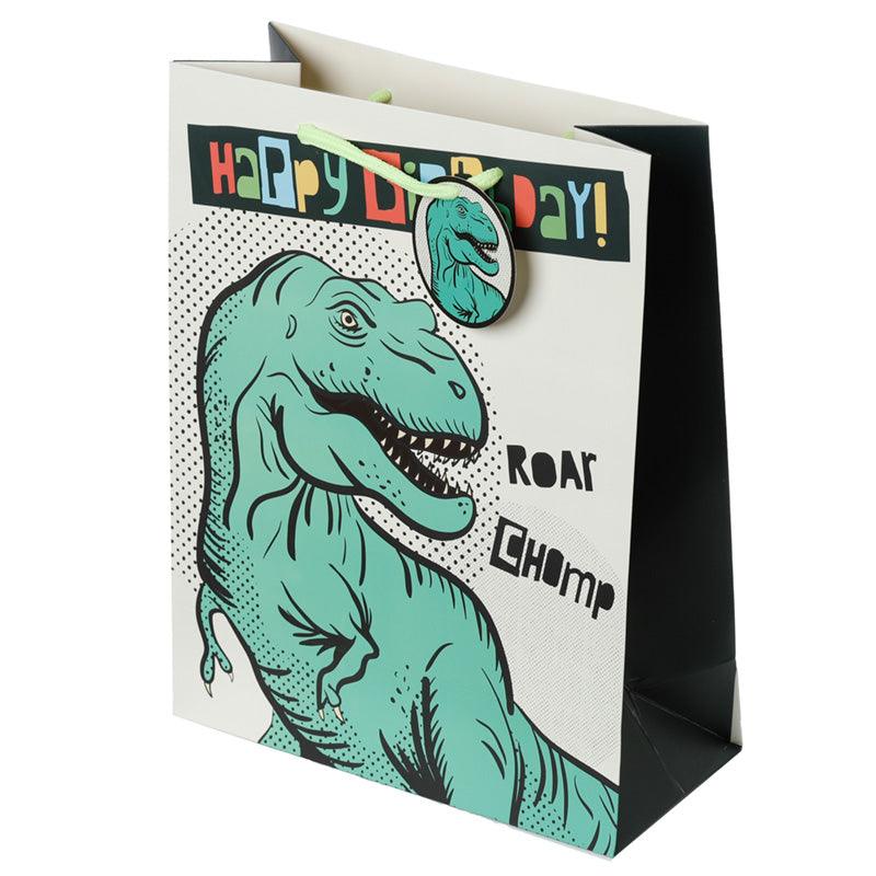 View Happy Birthday Dinosauria Large Gift Bag information