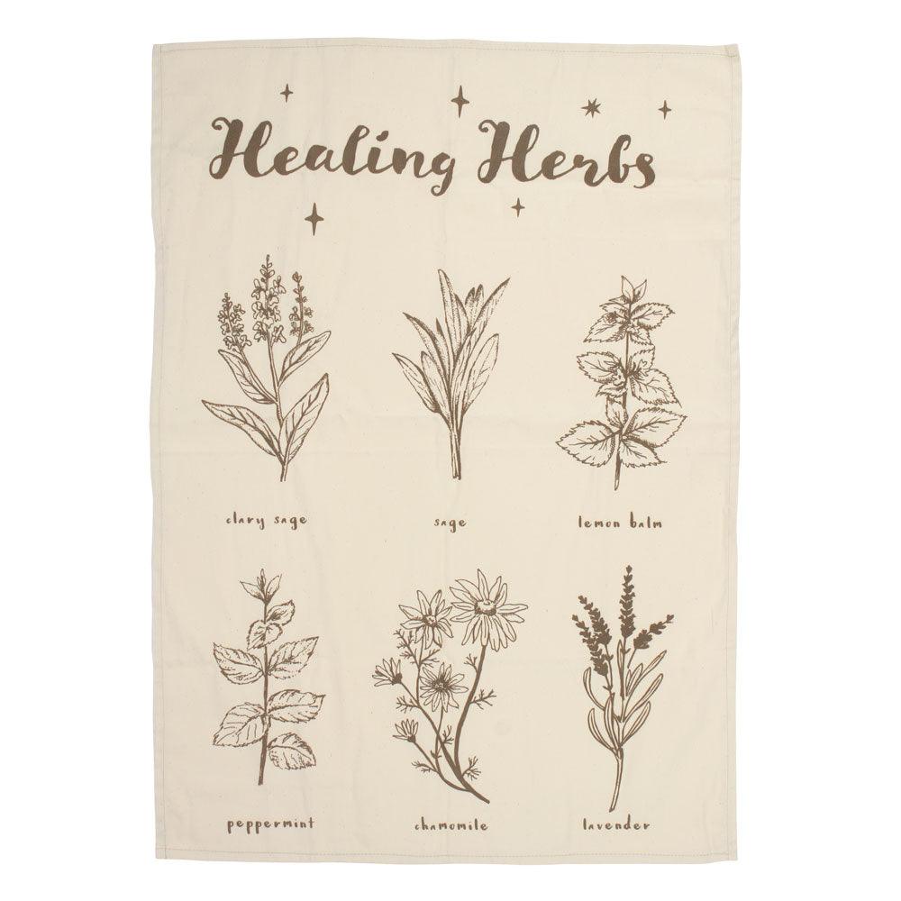 View Healing Herbs Tea Towel information
