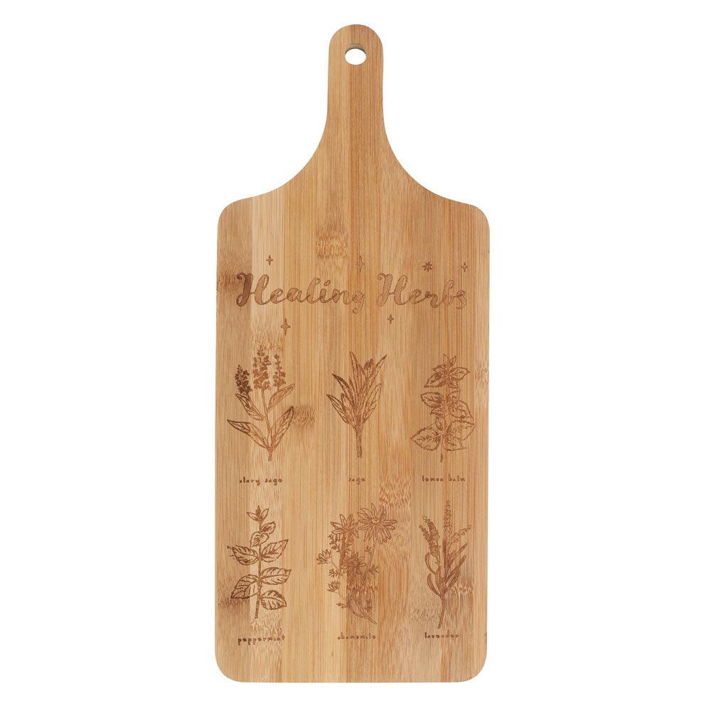 View Healing Herbs Wooden Chopping Board information