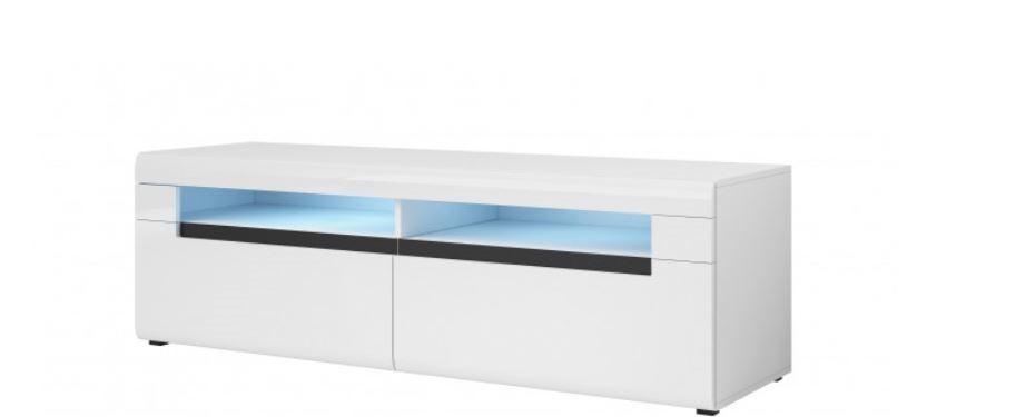 View Hektor 39 TV Cabinet 160cm White Gloss 160cm information