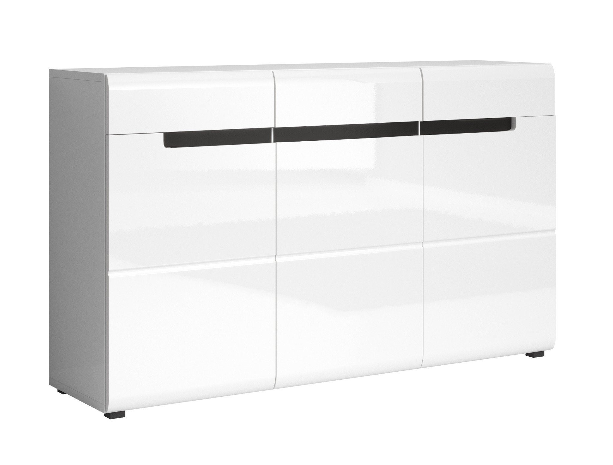 View Hektor 42 Sideboard Cabinet White Gloss 136cm information