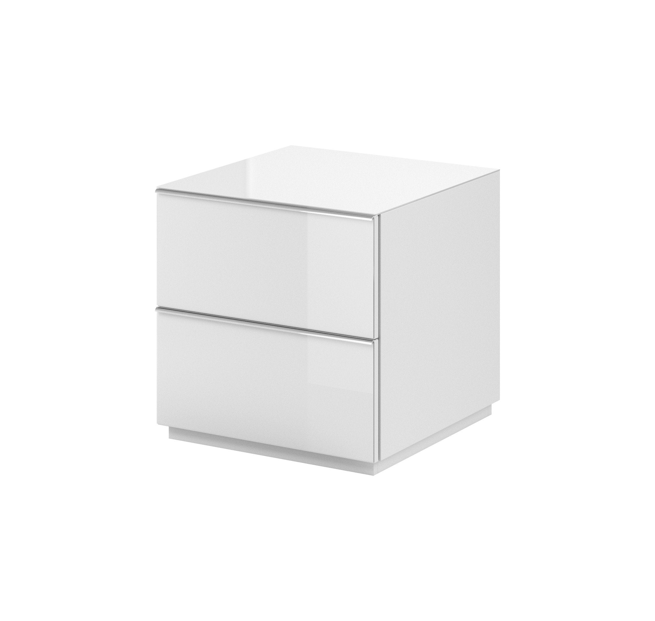 View Helio 38 TV Cabinet 50cm White Glass 50cm information