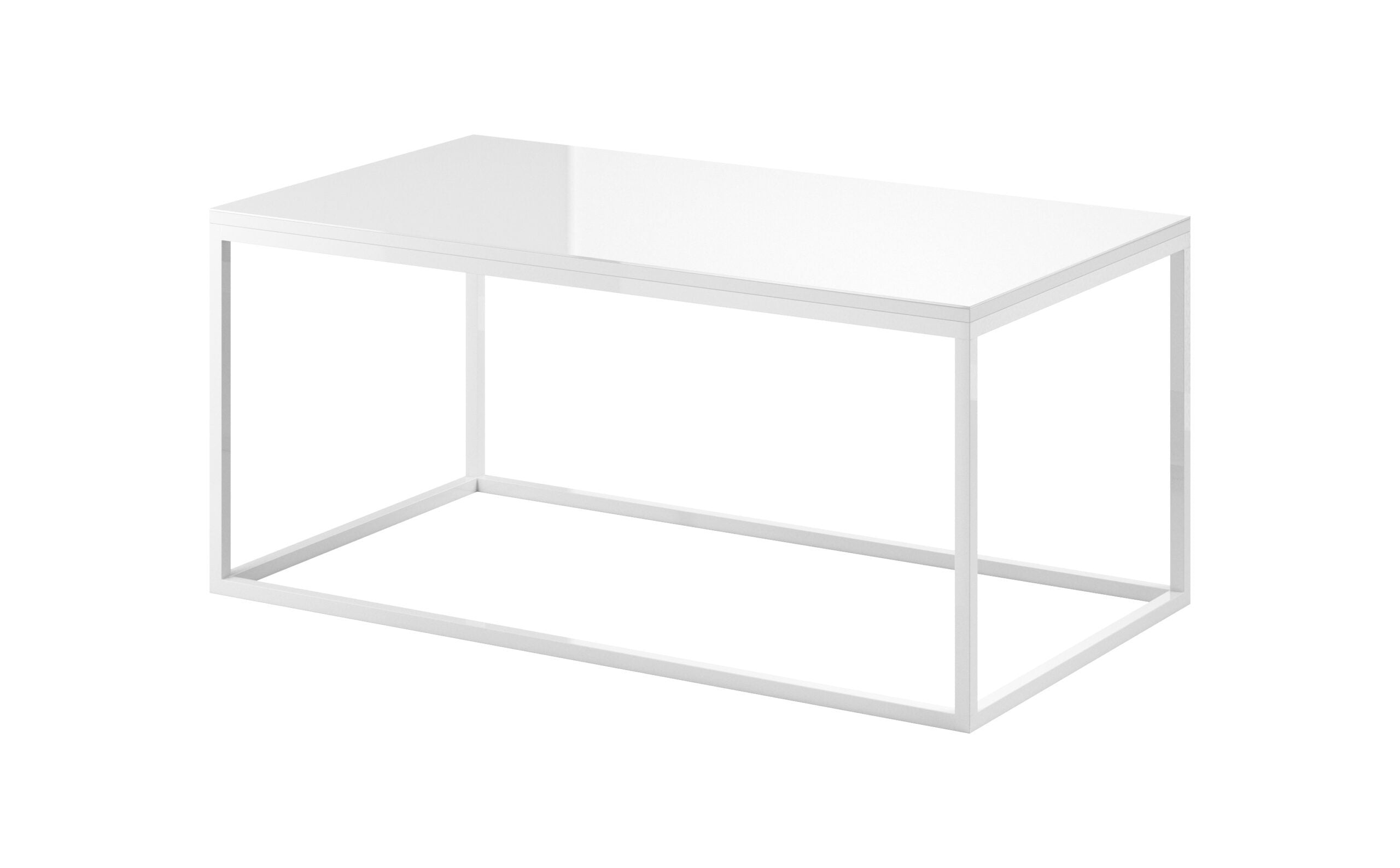 View Helio 99 Coffee Table White Glass 110cm information